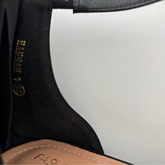 Fashion Nova Heel Hannah 10 Block Sandal Strap Zip Back Fairy Festival Coquette - Picture 9 of 12